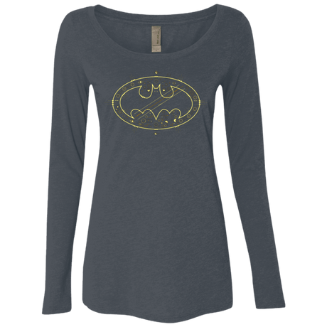 T-Shirts Vintage Navy / Small Tech bat Women's Triblend Long Sleeve Shirt
