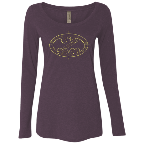 T-Shirts Vintage Purple / Small Tech bat Women's Triblend Long Sleeve Shirt