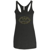 T-Shirts Vintage Black / X-Small Tech bat Women's Triblend Racerback Tank