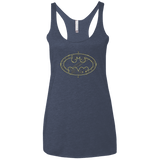T-Shirts Vintage Navy / X-Small Tech bat Women's Triblend Racerback Tank