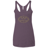 T-Shirts Vintage Purple / X-Small Tech bat Women's Triblend Racerback Tank