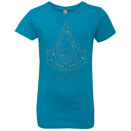 T-Shirts Turquoise / YXS Tech Creed Girls Premium T-Shirt