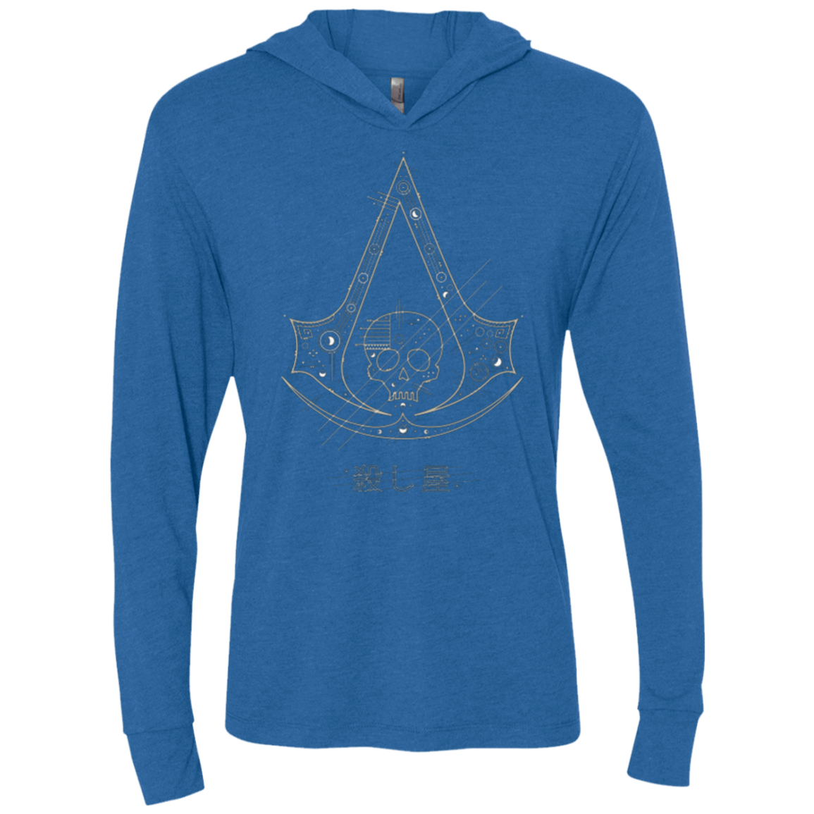 T-Shirts Vintage Royal / X-Small Tech Creed Triblend Long Sleeve Hoodie Tee