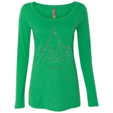 T-Shirts Envy / Small Tech Creed Women's Triblend Long Sleeve Shirt