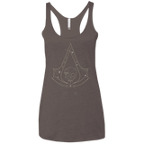 T-Shirts Macchiato / X-Small Tech Creed Women's Triblend Racerback Tank