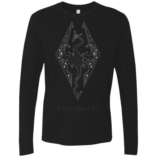 T-Shirts Black / Small Tech Draco Men's Premium Long Sleeve