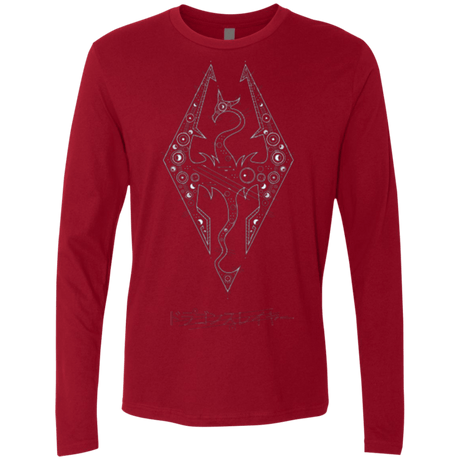 T-Shirts Cardinal / Small Tech Draco Men's Premium Long Sleeve