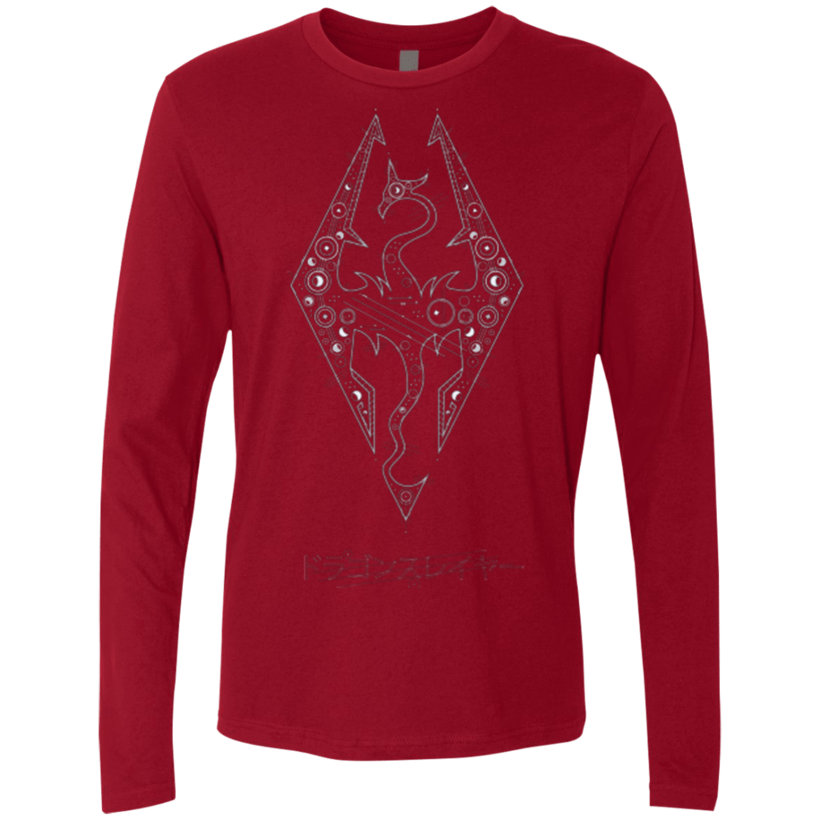 T-Shirts Cardinal / Small Tech Draco Men's Premium Long Sleeve