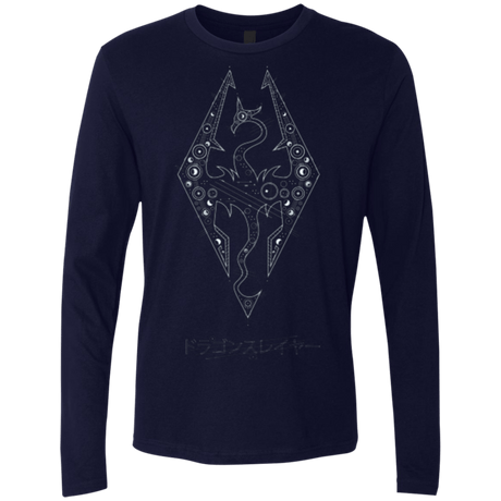 T-Shirts Midnight Navy / Small Tech Draco Men's Premium Long Sleeve