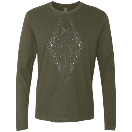 T-Shirts Military Green / Small Tech Draco Men's Premium Long Sleeve