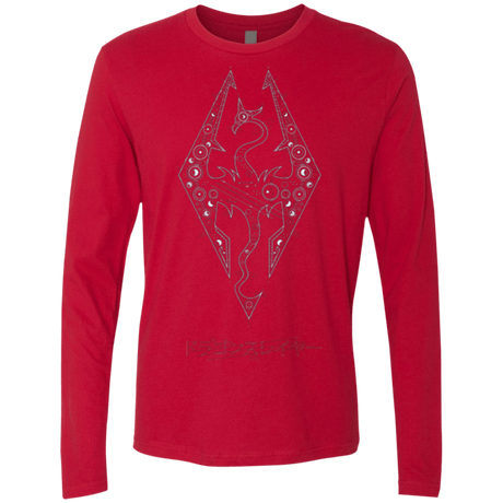 T-Shirts Red / Small Tech Draco Men's Premium Long Sleeve