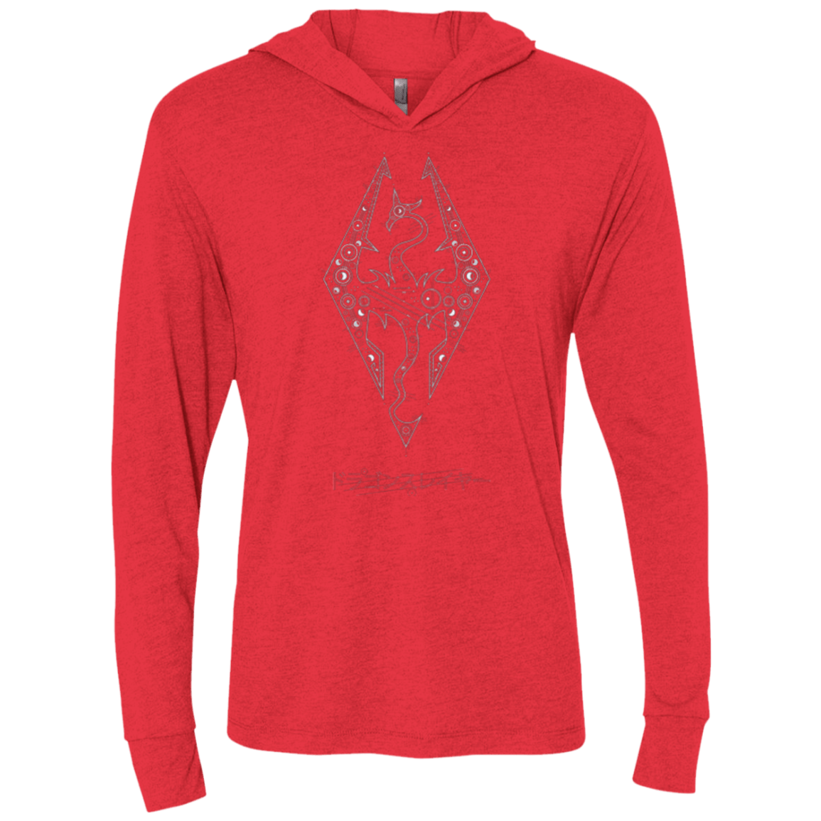 T-Shirts Vintage Red / X-Small Tech Draco Triblend Long Sleeve Hoodie Tee