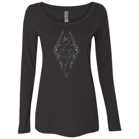 T-Shirts Vintage Black / Small Tech Draco Women's Triblend Long Sleeve Shirt