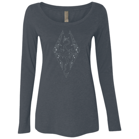 T-Shirts Vintage Navy / Small Tech Draco Women's Triblend Long Sleeve Shirt