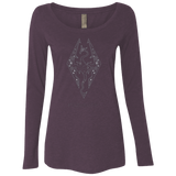 T-Shirts Vintage Purple / Small Tech Draco Women's Triblend Long Sleeve Shirt