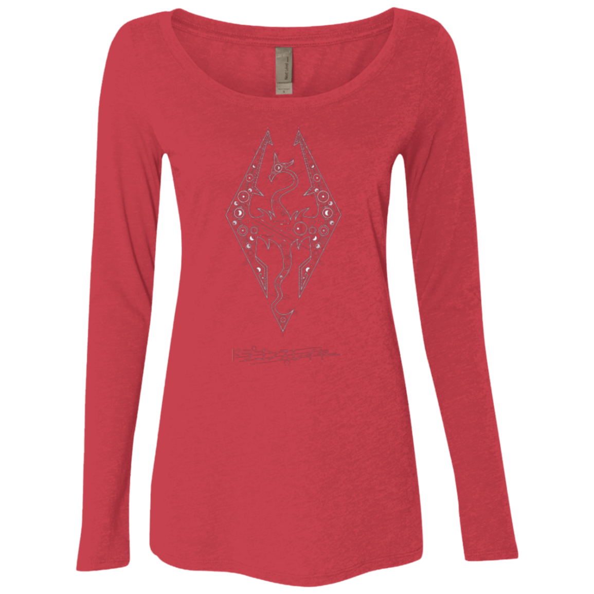 T-Shirts Vintage Red / Small Tech Draco Women's Triblend Long Sleeve Shirt