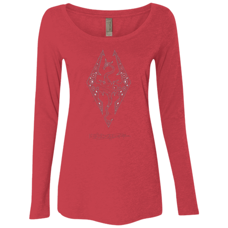 T-Shirts Vintage Red / Small Tech Draco Women's Triblend Long Sleeve Shirt