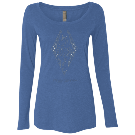 T-Shirts Vintage Royal / Small Tech Draco Women's Triblend Long Sleeve Shirt