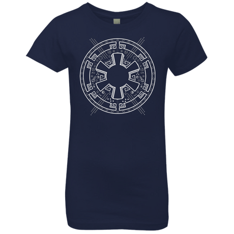 T-Shirts Midnight Navy / YXS Tech empire Girls Premium T-Shirt