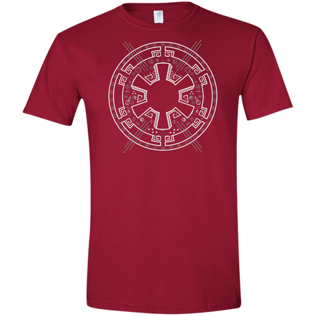 T-Shirts Cardinal Red / S Tech empire Men's Semi-Fitted Softstyle