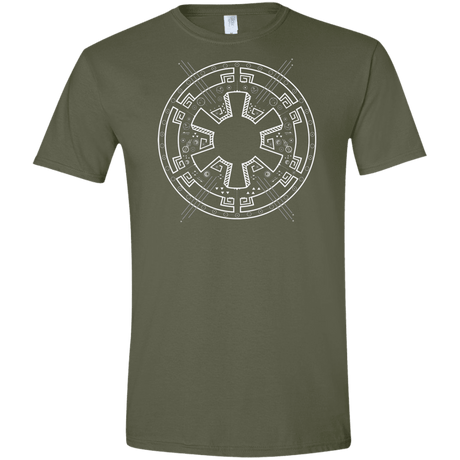 T-Shirts Military Green / S Tech empire Men's Semi-Fitted Softstyle