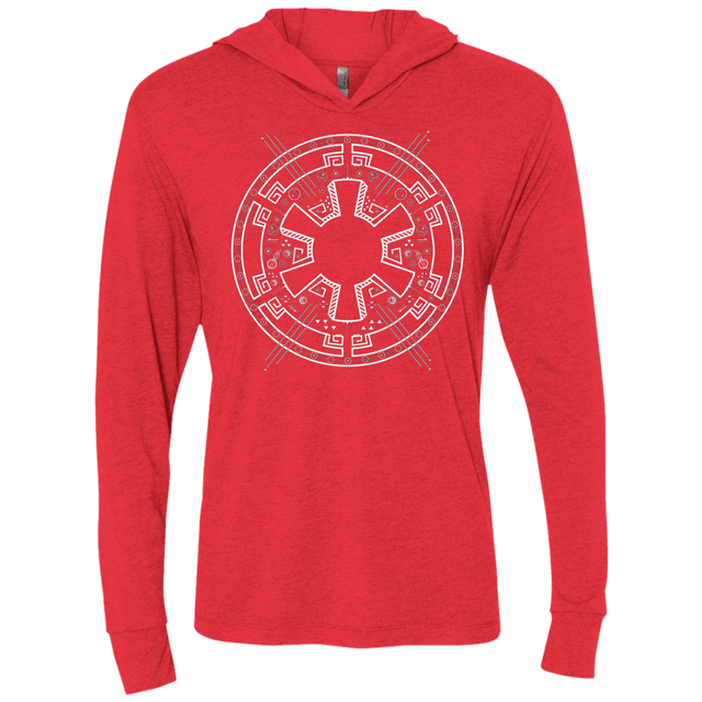 T-Shirts Vintage Red / X-Small Tech empire Triblend Long Sleeve Hoodie Tee