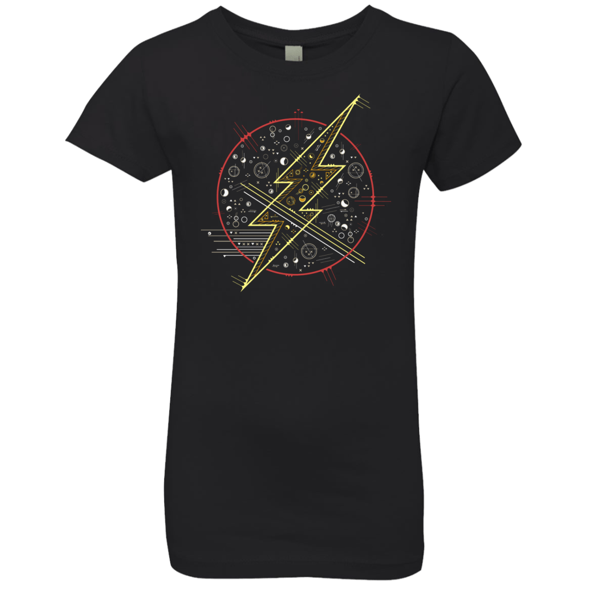 T-Shirts Black / YXS Tech Flash Girls Premium T-Shirt