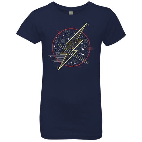 T-Shirts Midnight Navy / YXS Tech Flash Girls Premium T-Shirt