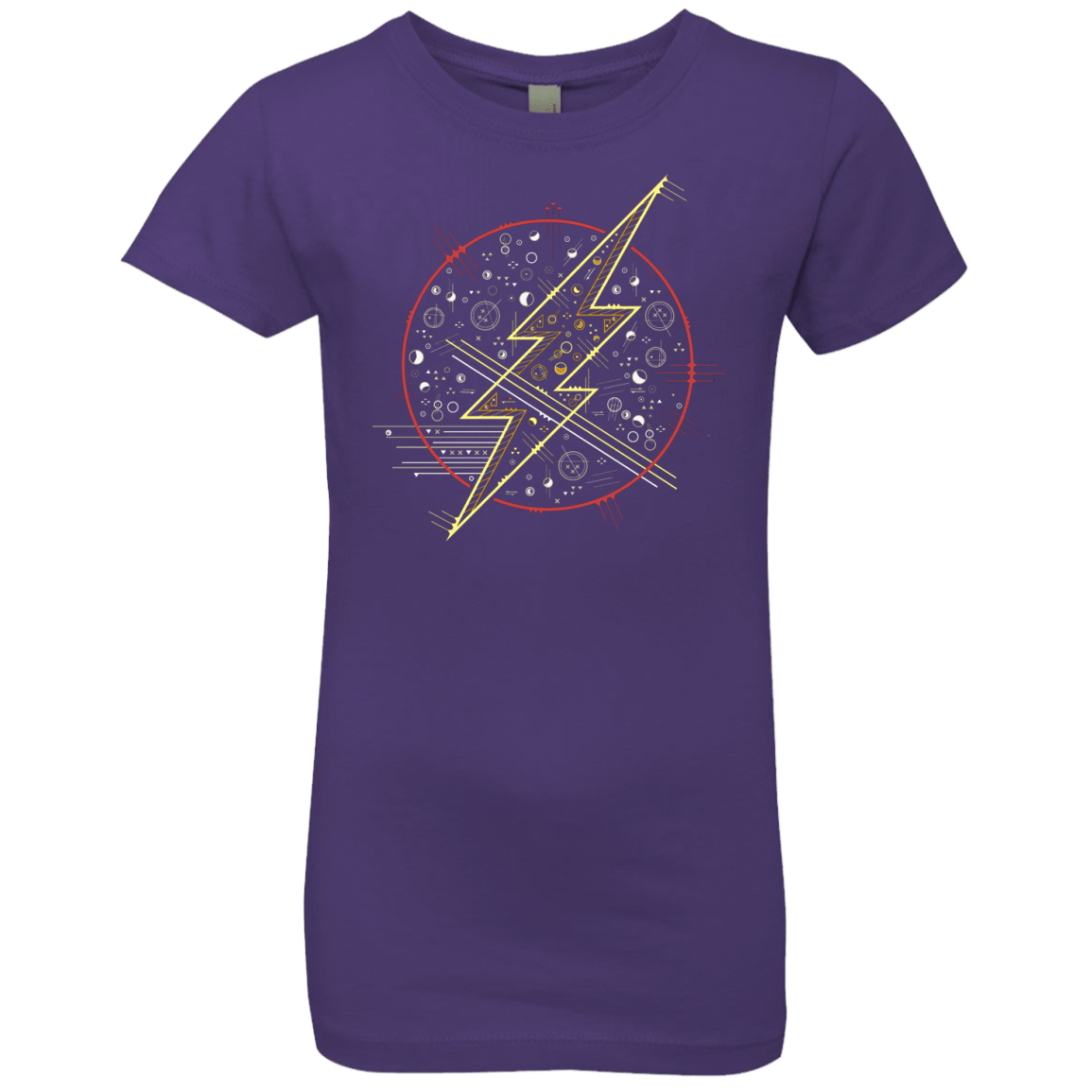 T-Shirts Purple Rush / YXS Tech Flash Girls Premium T-Shirt