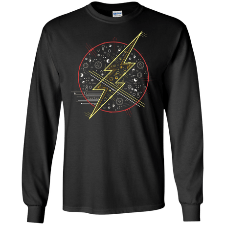 T-Shirts Black / S Tech Flash Men's Long Sleeve T-Shirt