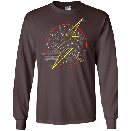 T-Shirts Dark Chocolate / S Tech Flash Men's Long Sleeve T-Shirt