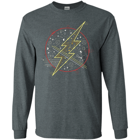 T-Shirts Dark Heather / S Tech Flash Men's Long Sleeve T-Shirt
