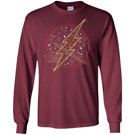 T-Shirts Maroon / S Tech Flash Men's Long Sleeve T-Shirt