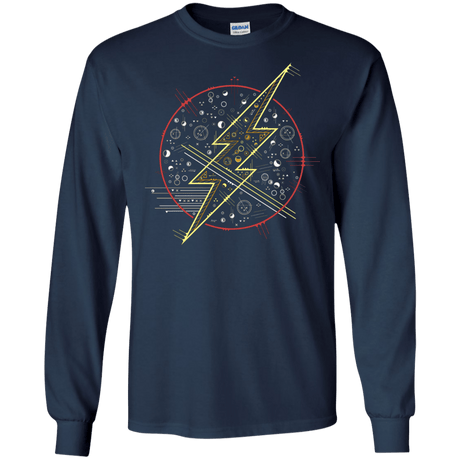 T-Shirts Navy / S Tech Flash Men's Long Sleeve T-Shirt