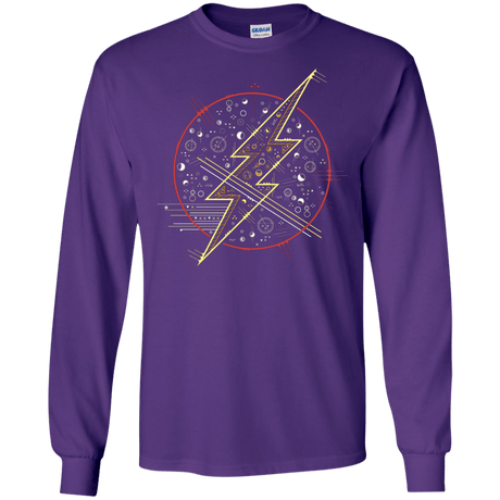 T-Shirts Purple / S Tech Flash Men's Long Sleeve T-Shirt