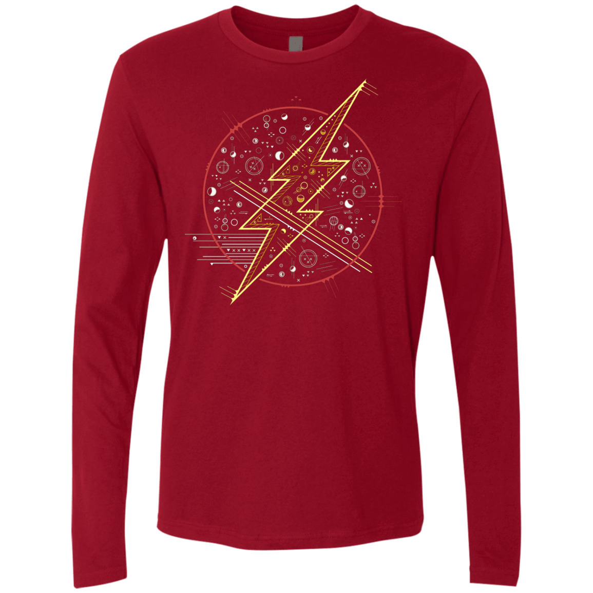 T-Shirts Cardinal / S Tech Flash Men's Premium Long Sleeve