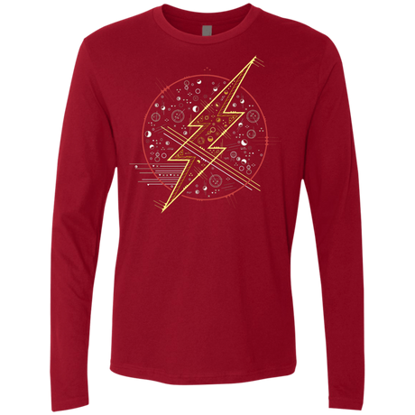 T-Shirts Cardinal / S Tech Flash Men's Premium Long Sleeve