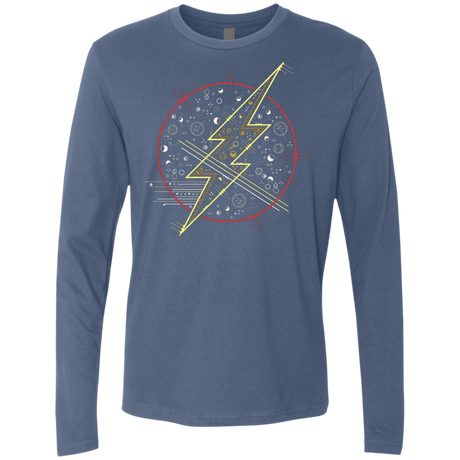 T-Shirts Indigo / S Tech Flash Men's Premium Long Sleeve