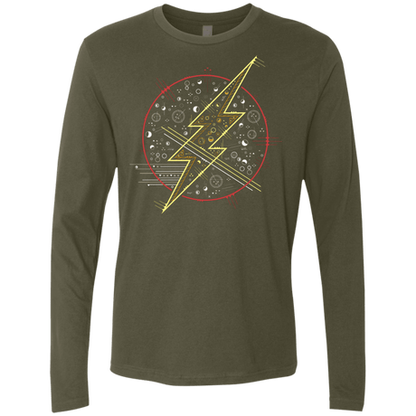 T-Shirts Military Green / S Tech Flash Men's Premium Long Sleeve