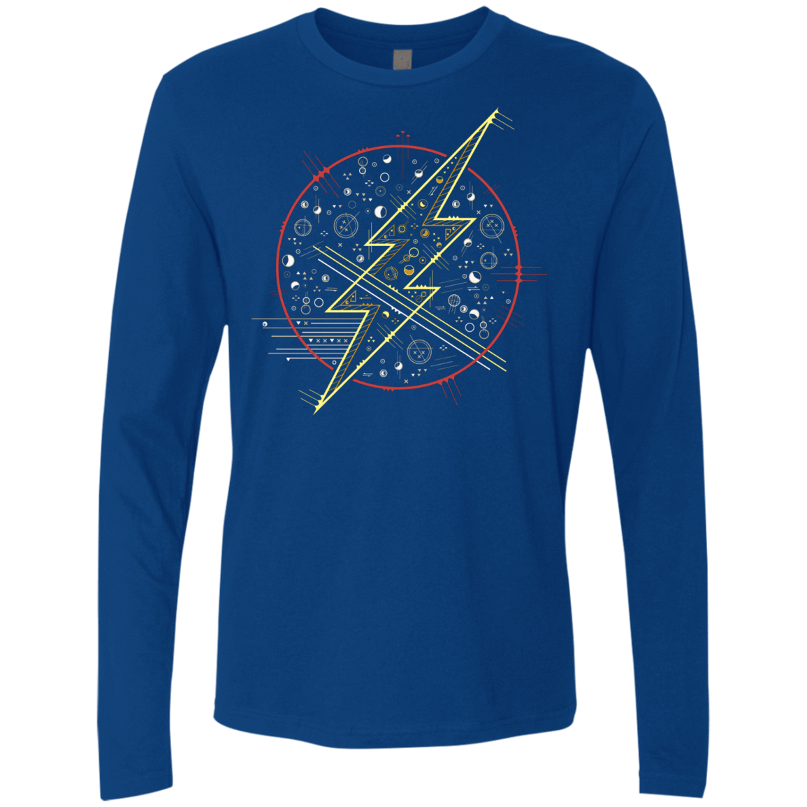 T-Shirts Royal / S Tech Flash Men's Premium Long Sleeve