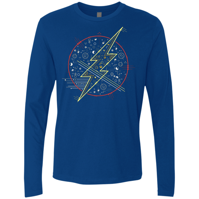 T-Shirts Royal / S Tech Flash Men's Premium Long Sleeve