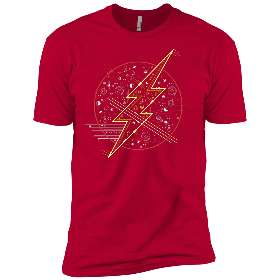 T-Shirts Red / X-Small Tech Flash Men's Premium T-Shirt