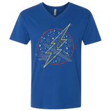 T-Shirts Royal / X-Small Tech Flash Men's Premium V-Neck