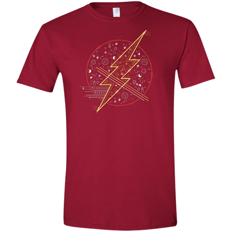 T-Shirts Cardinal Red / S Tech Flash Men's Semi-Fitted Softstyle