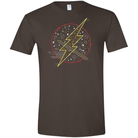 T-Shirts Dark Chocolate / S Tech Flash Men's Semi-Fitted Softstyle
