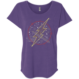 T-Shirts Purple Rush / X-Small Tech Flash Triblend Dolman Sleeve