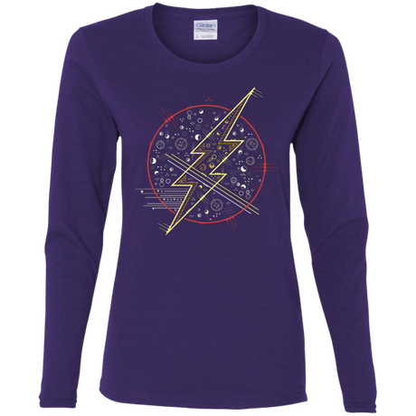 T-Shirts Purple / S Tech Flash Women's Long Sleeve T-Shirt