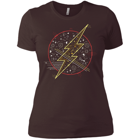T-Shirts Dark Chocolate / X-Small Tech Flash Women's Premium T-Shirt