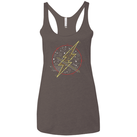 T-Shirts Macchiato / X-Small Tech Flash Women's Triblend Racerback Tank