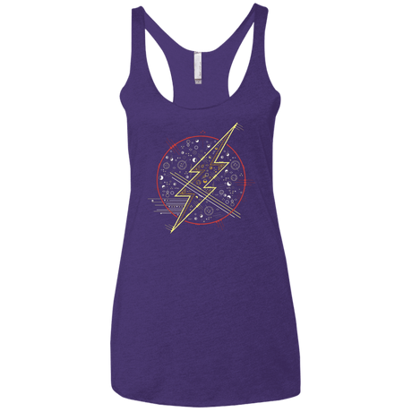T-Shirts Purple Rush / X-Small Tech Flash Women's Triblend Racerback Tank